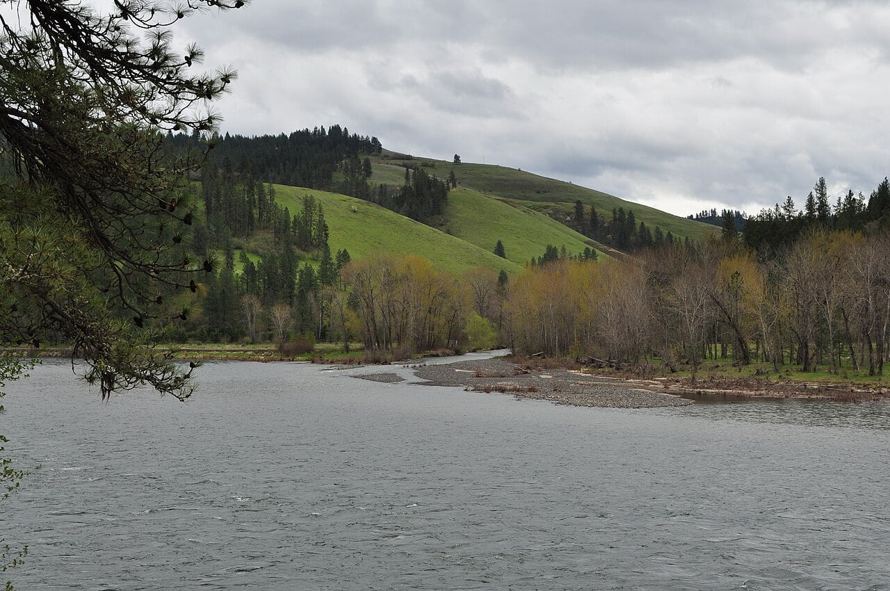 South Fork Clearwater River on the water
