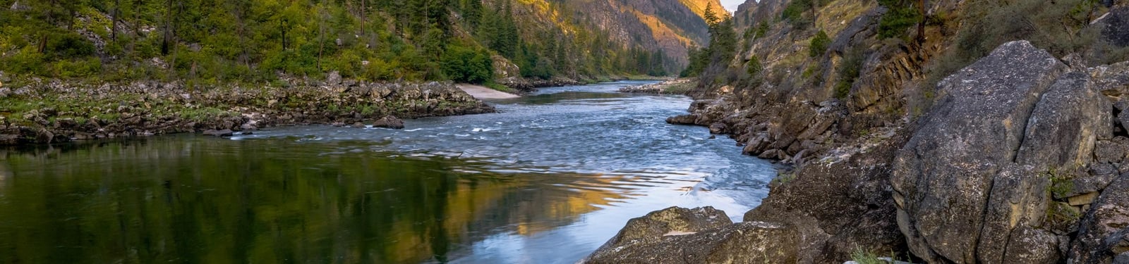 Salmon River — on the water