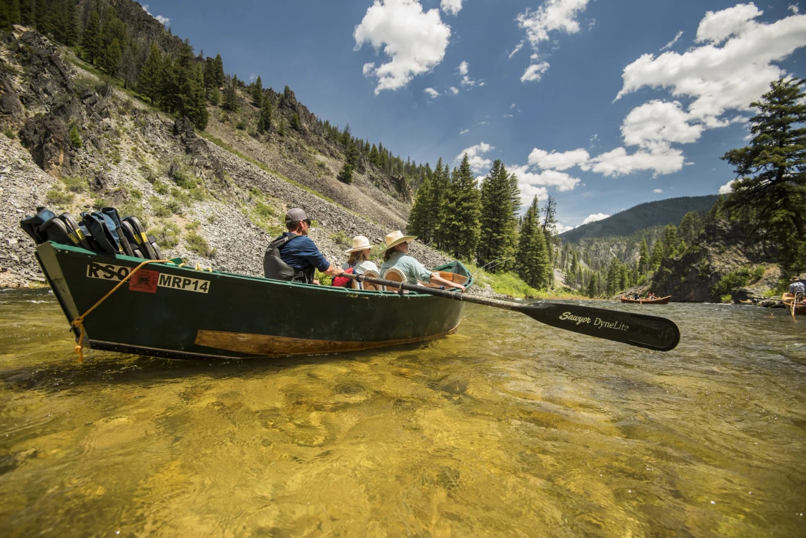 Helfrich River Outfitters on the water