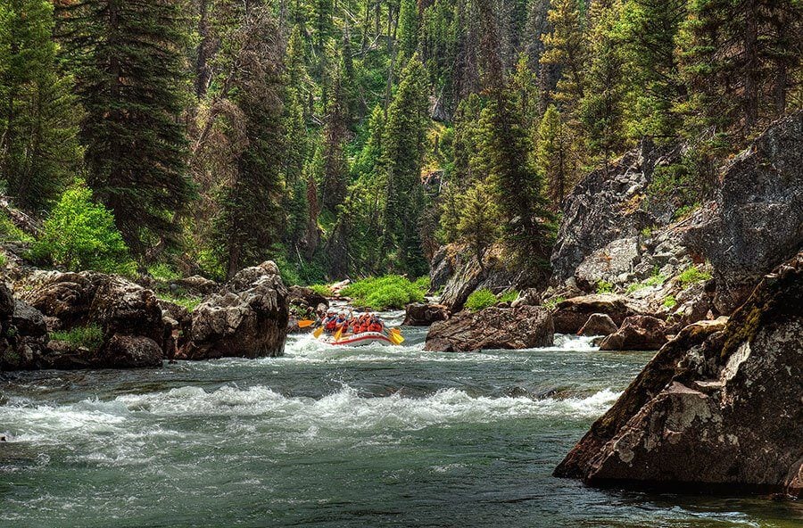 Middle Fork Rapid Transit Corp on the water