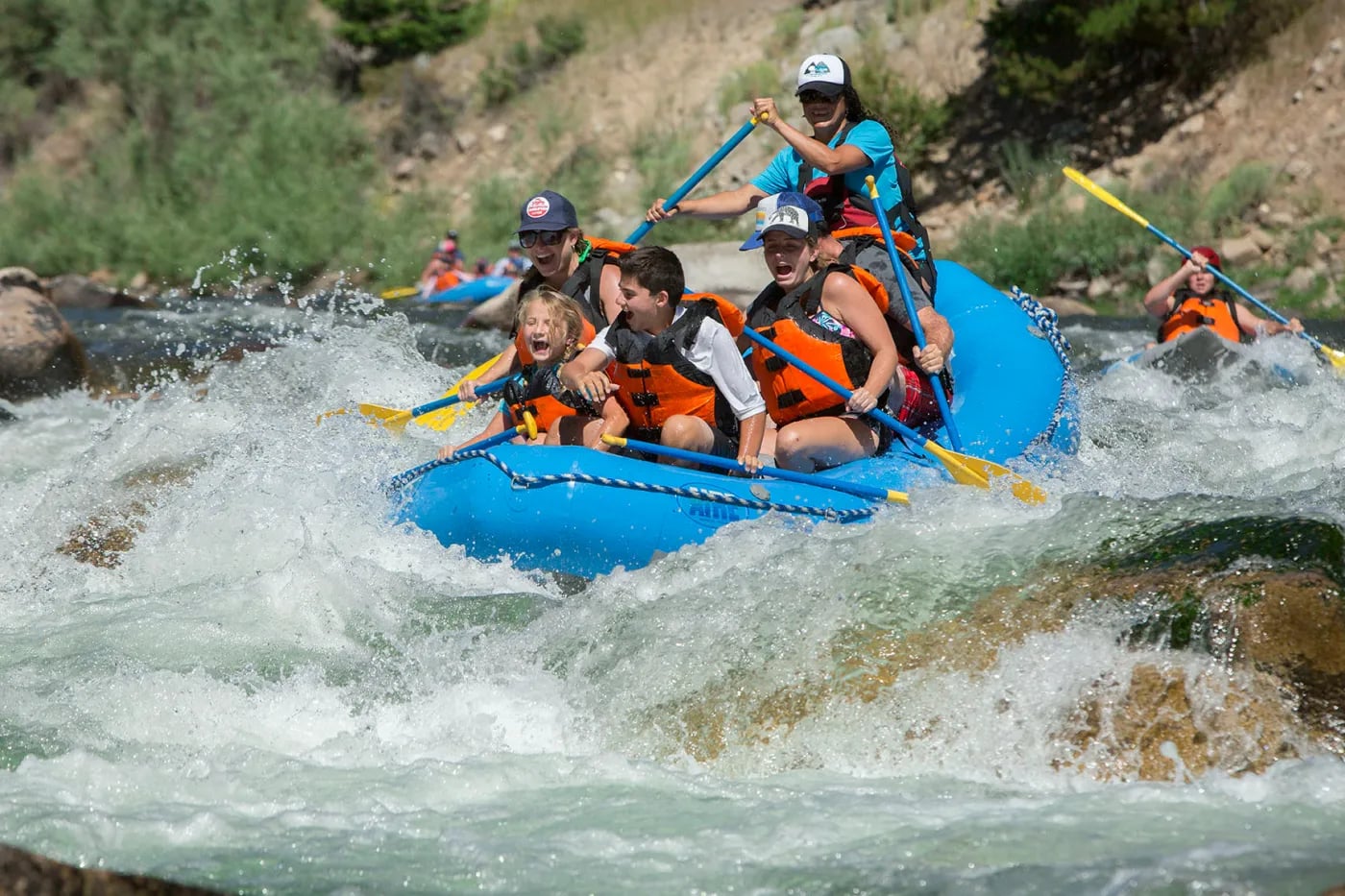 White Cloud Rafting Adventures LLC on the water