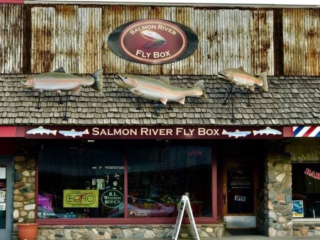 Salmon River Fly Box LLC on the water