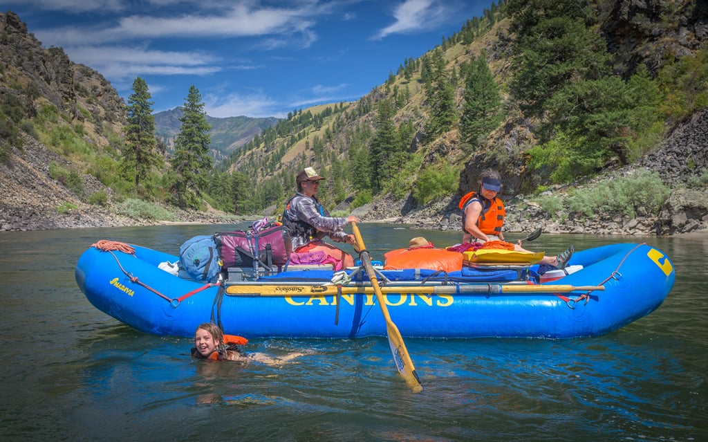 Canyons River Company on the water