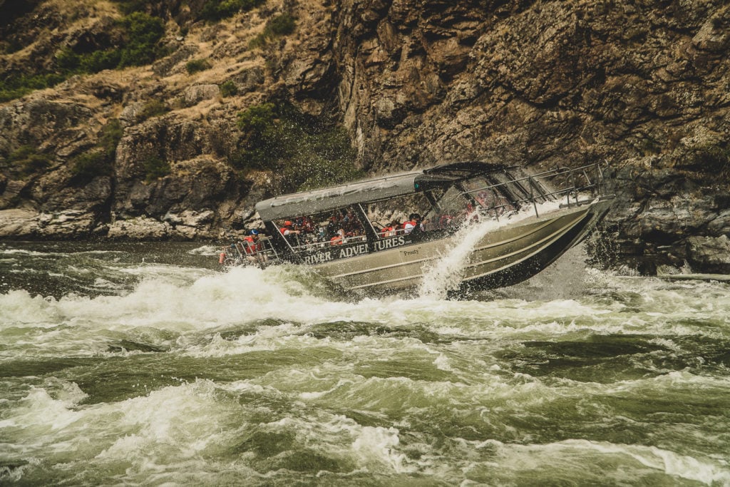River Adventures INC on the water