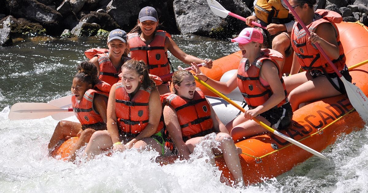 Cascade Raft And Kayak INC on the water