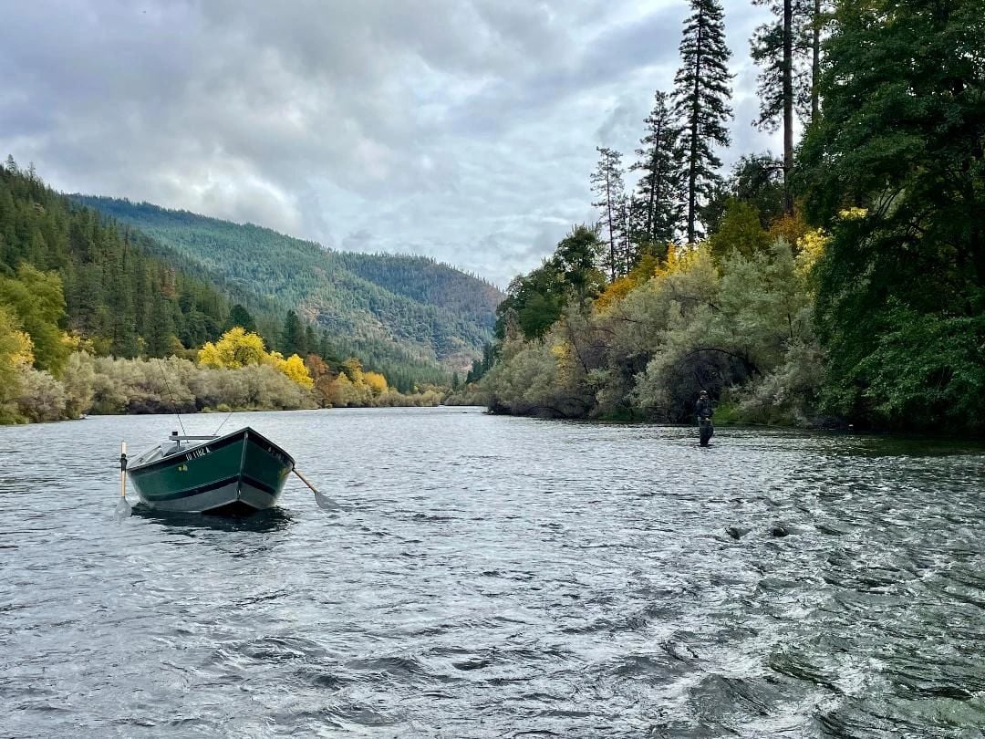 Jefferson Flywater on the water