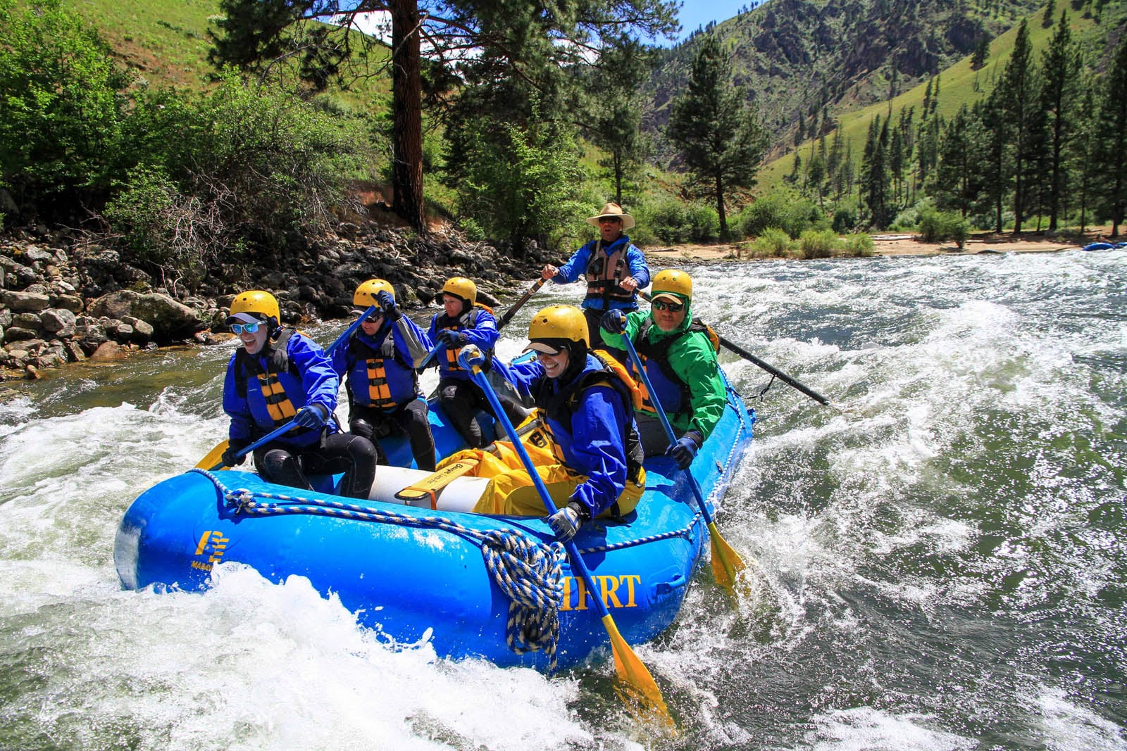 Middle Fork River Tours LLC on the water